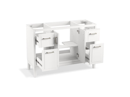 KOHLER K-33554-ASB Seer 48" bathroom vanity cabinet with sink and quartz top