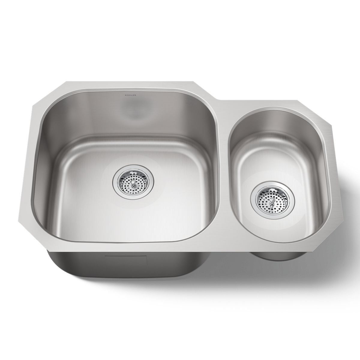 KOHLER K-3355 Undertone 30-3/4" undermount double-bowl kitchen sink