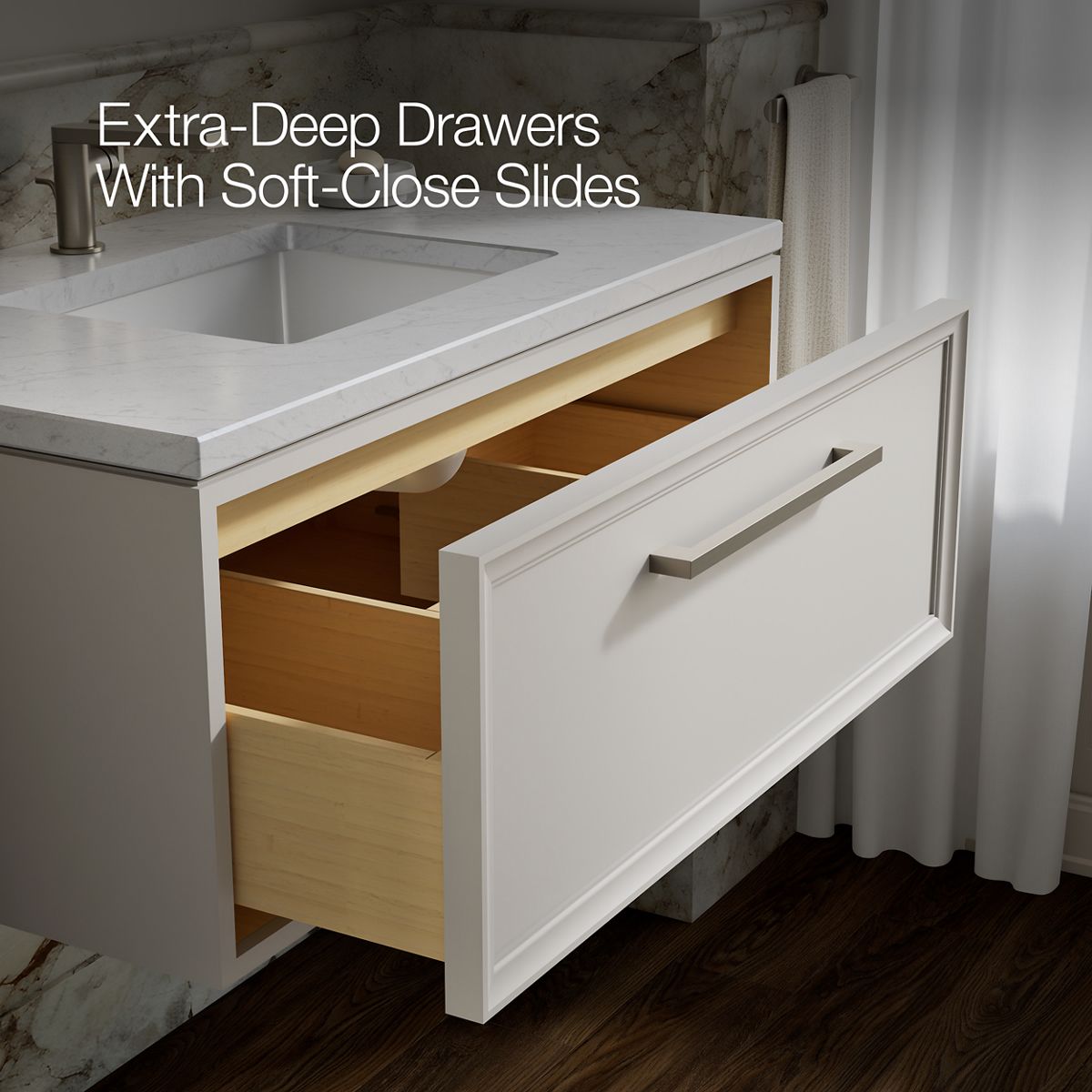 KOHLER K-33566 Lodern 36" wall-hung bathroom vanity cabinet