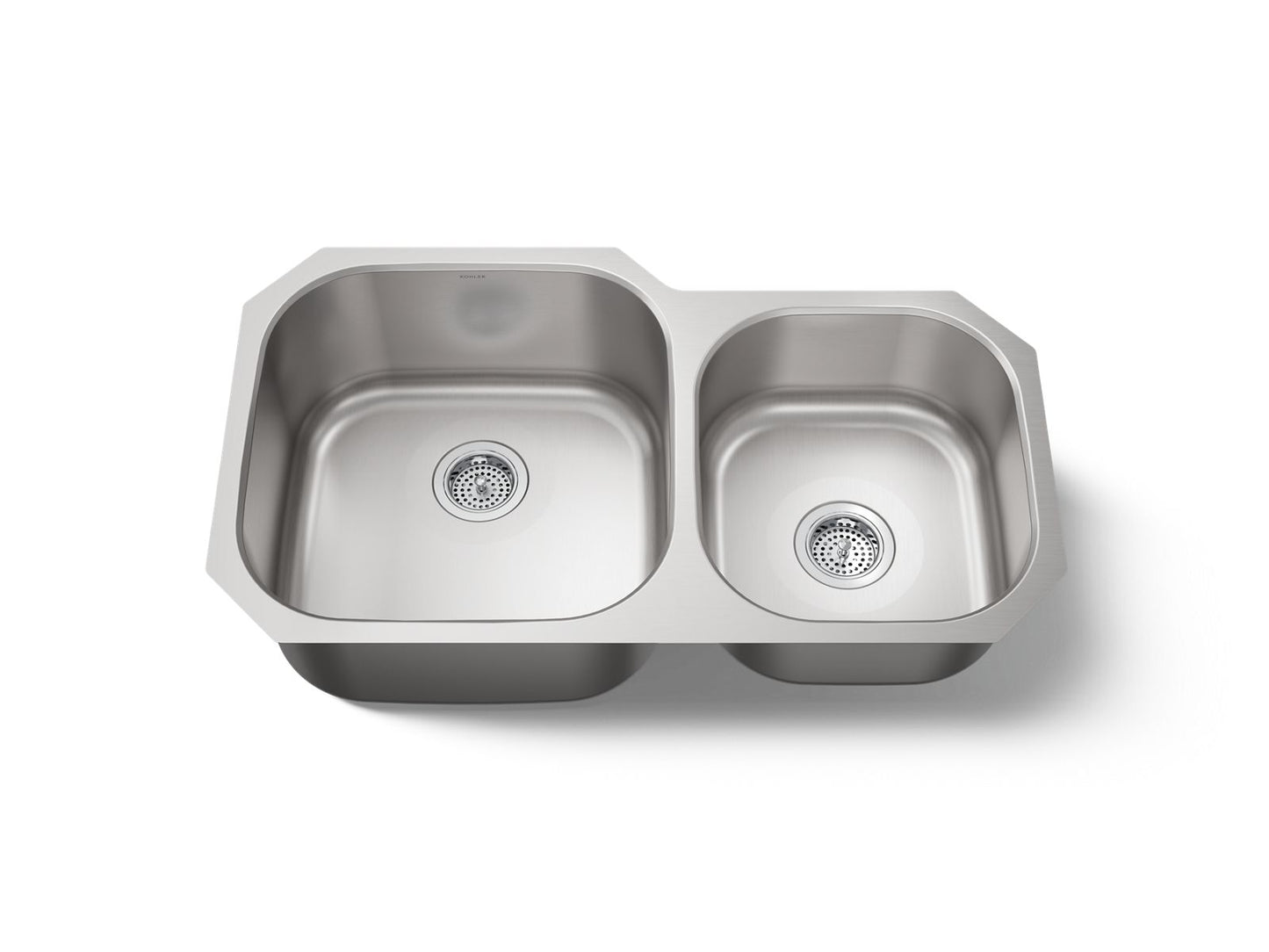 KOHLER K-3356 Undertone 35-1/4 undermount double-bowl kitchen sink