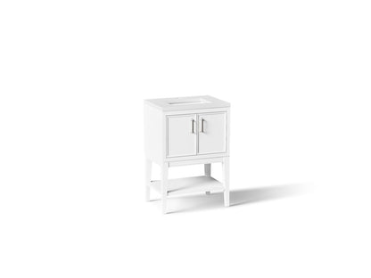 KOHLER K-33577-ASB Winnow 24" bathroom vanity cabinet with sink and quartz top