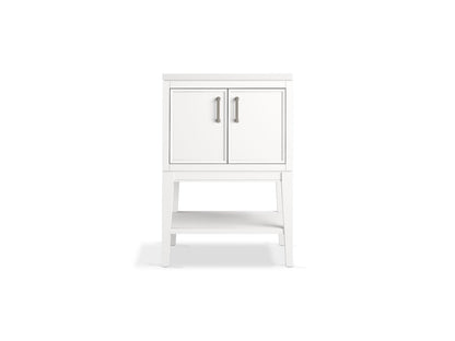 KOHLER K-33577-ASB Winnow 24" bathroom vanity cabinet with sink and quartz top