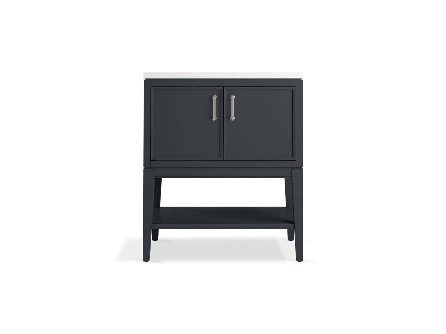 KOHLER K-33578-ASB Winnow 30" bathroom vanity cabinet with sink and quartz top