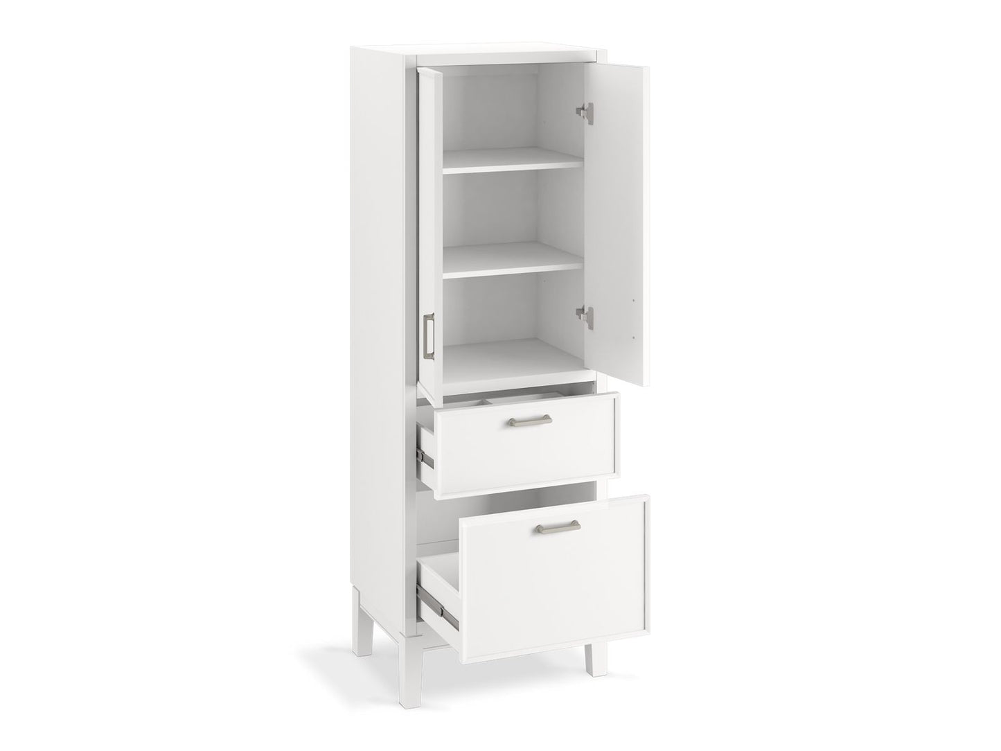 KOHLER K-33582-ASB Winnow 24" x 70" linen tower