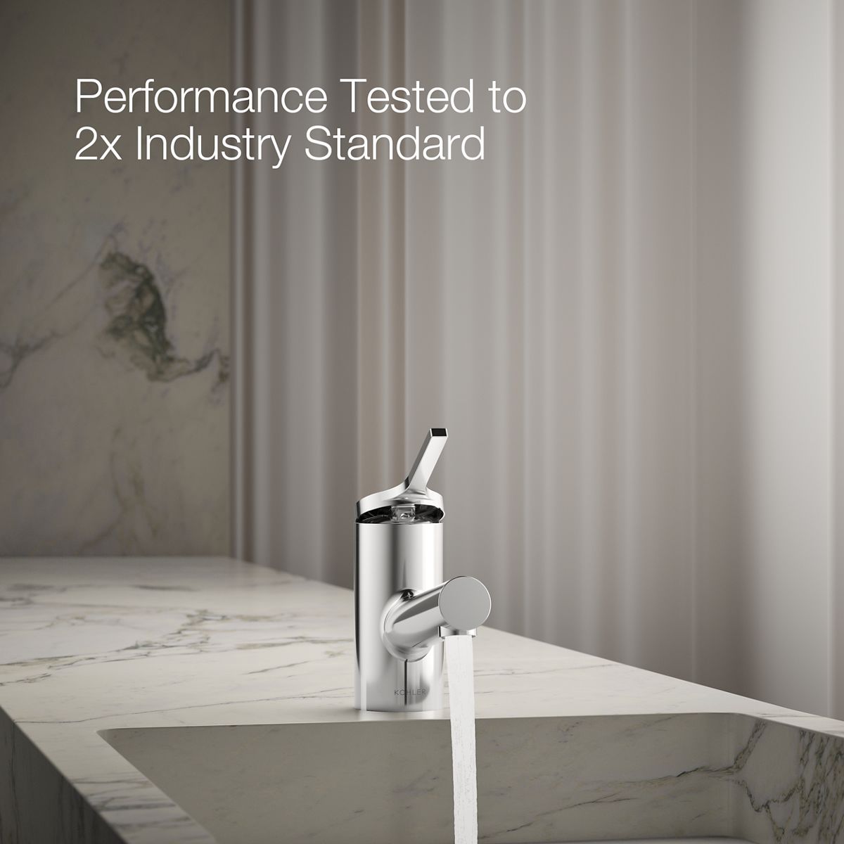 KOHLER Elate Single-handle bathroom sink faucet, 1.0 gpm
