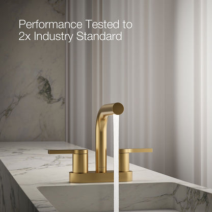 KOHLER Elate Centerset bathroom sink faucet, 1.2 gpm