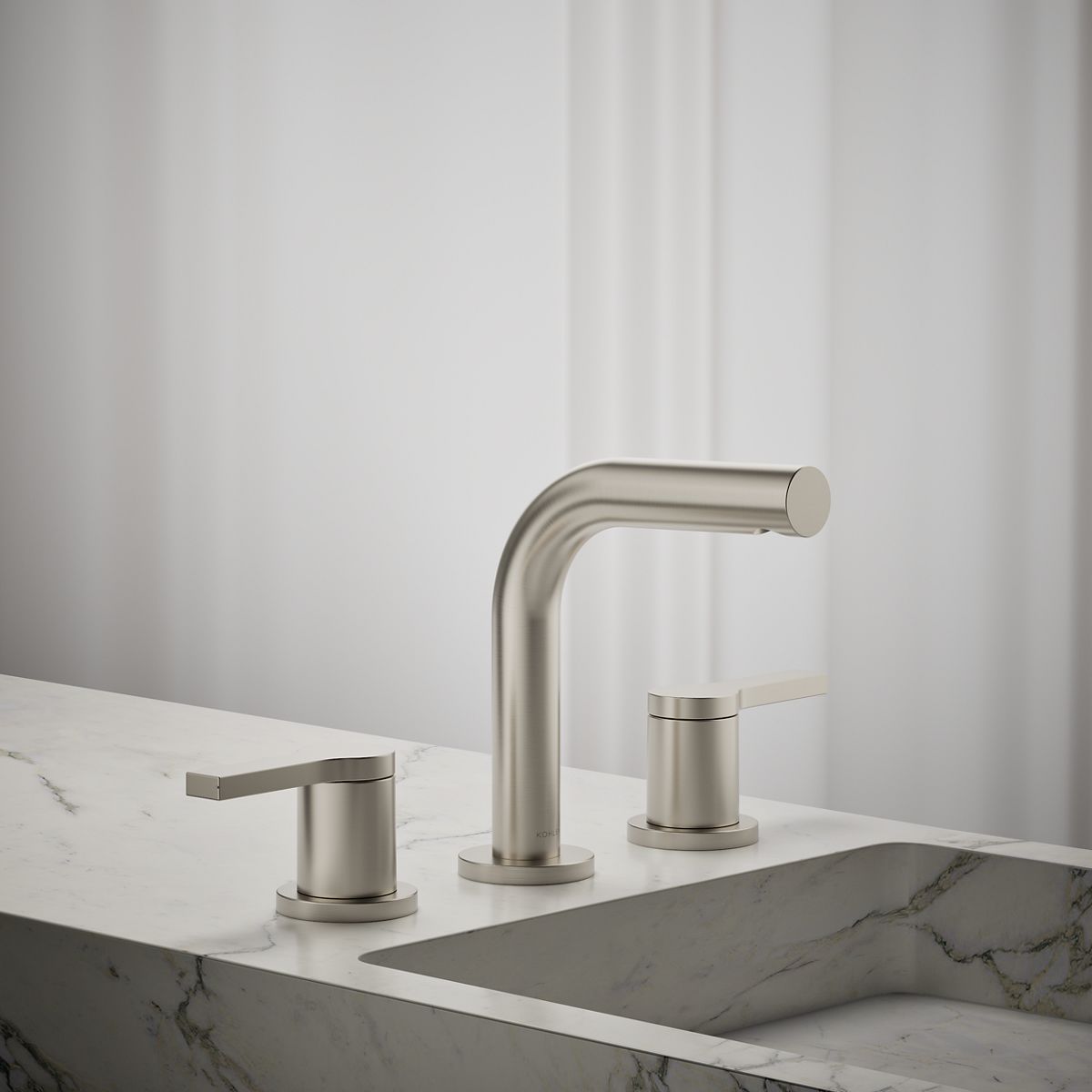 KOHLER Elate Widespread bathroom sink faucet, 1.2 gpm