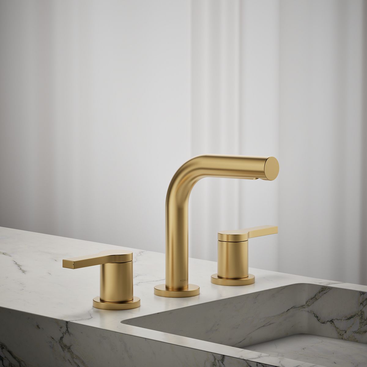 KOHLER Elate Widespread bathroom sink faucet, 1.0 gpm