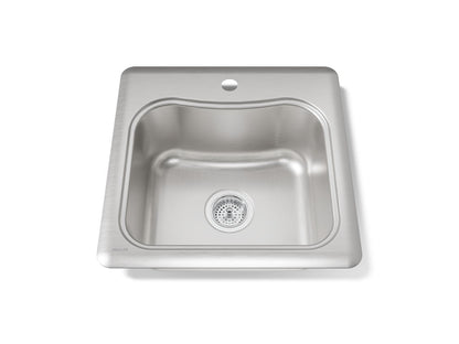 KOHLER K-3363-1 Staccato 20" top-mount single-bowl bar sink