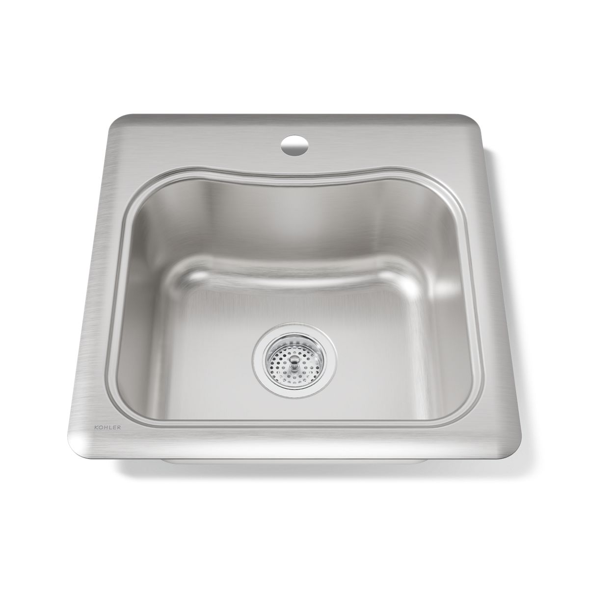 KOHLER K-3363-1 Staccato 20" top-mount single-bowl bar sink