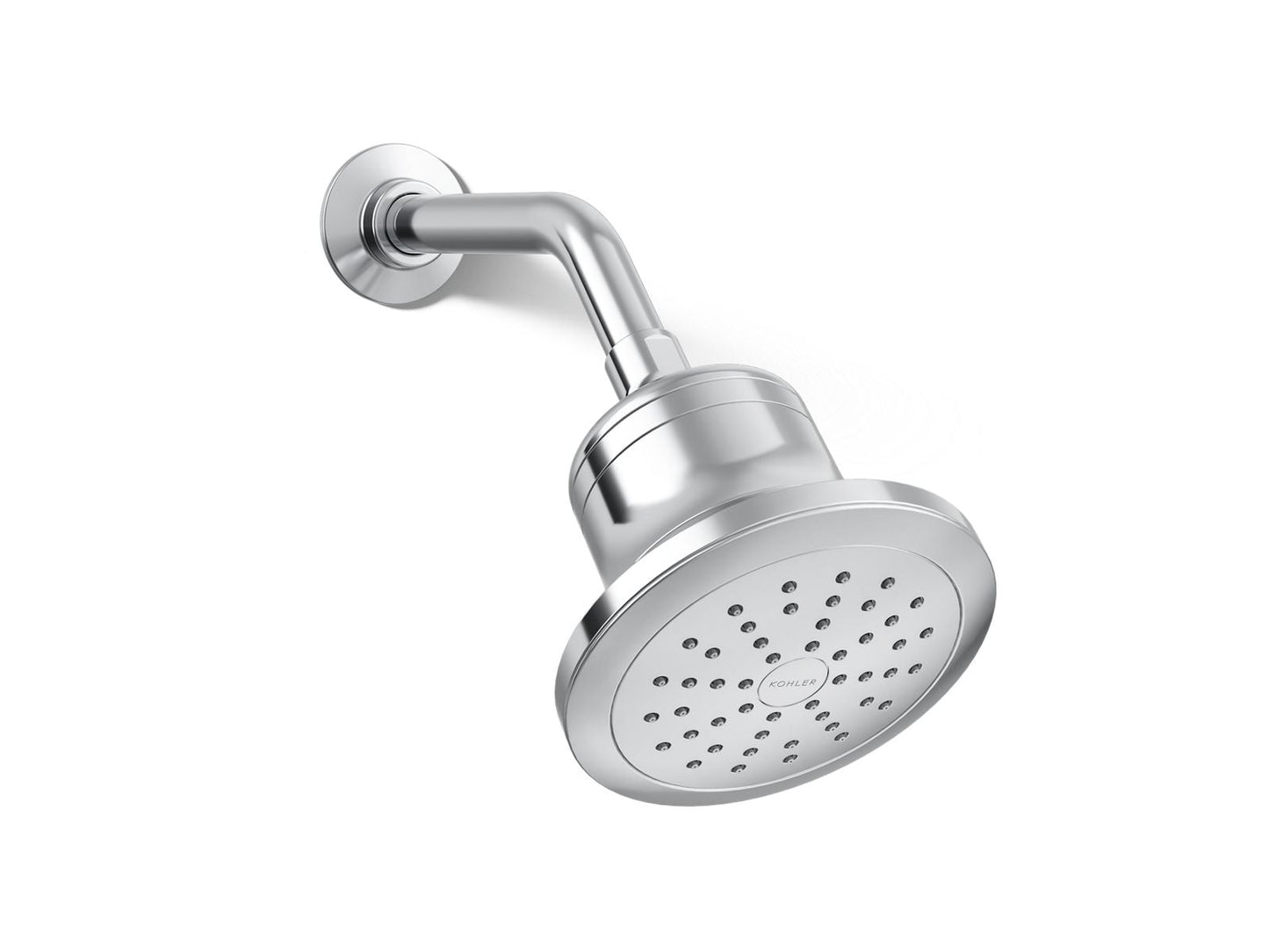 KOHLER Cinq™ Round Single-function filtered showerhead, 2.5 gpm