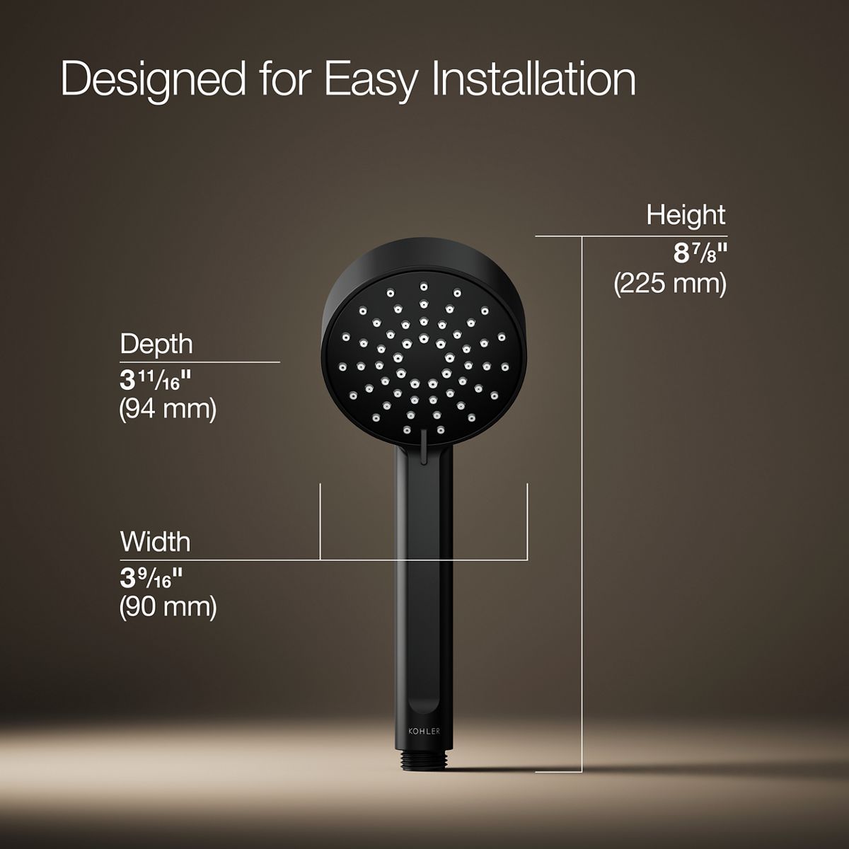 KOHLER Elate Three-function handshower, 2.5 gpm