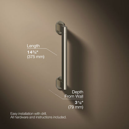 3/4 view of product with dimensions