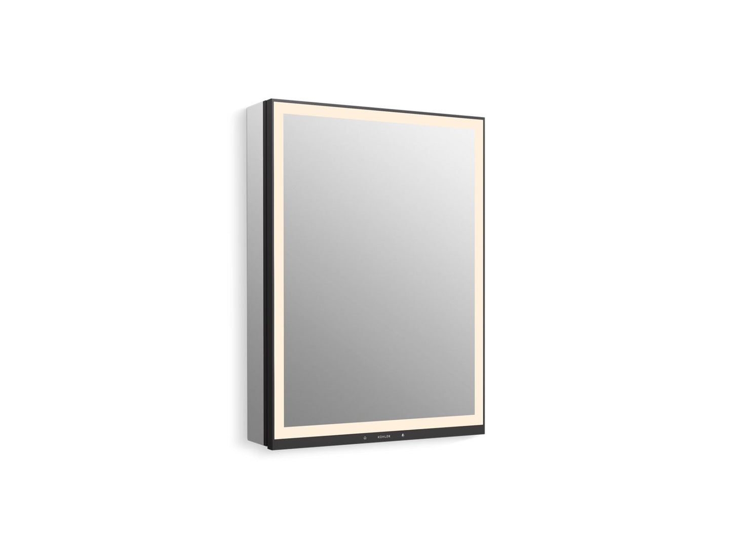 KOHLER K-33690-L Collage 24" x 32" lighted framed medicine cabinet, left-hinged