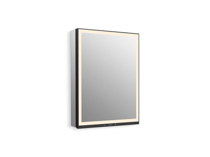 KOHLER K-33690-L Collage 24" x 32" lighted framed medicine cabinet, left-hinged