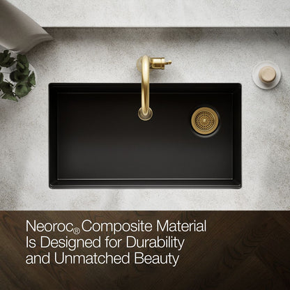 KOHLER Billings™ 32-1/2" undermount single-bowl kitchen sink