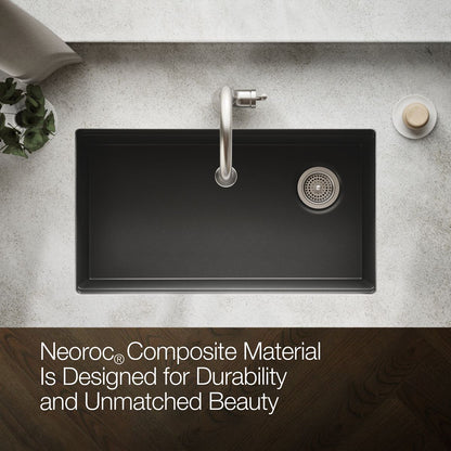 KOHLER Billings™ 32-1/2" undermount single-bowl kitchen sink
