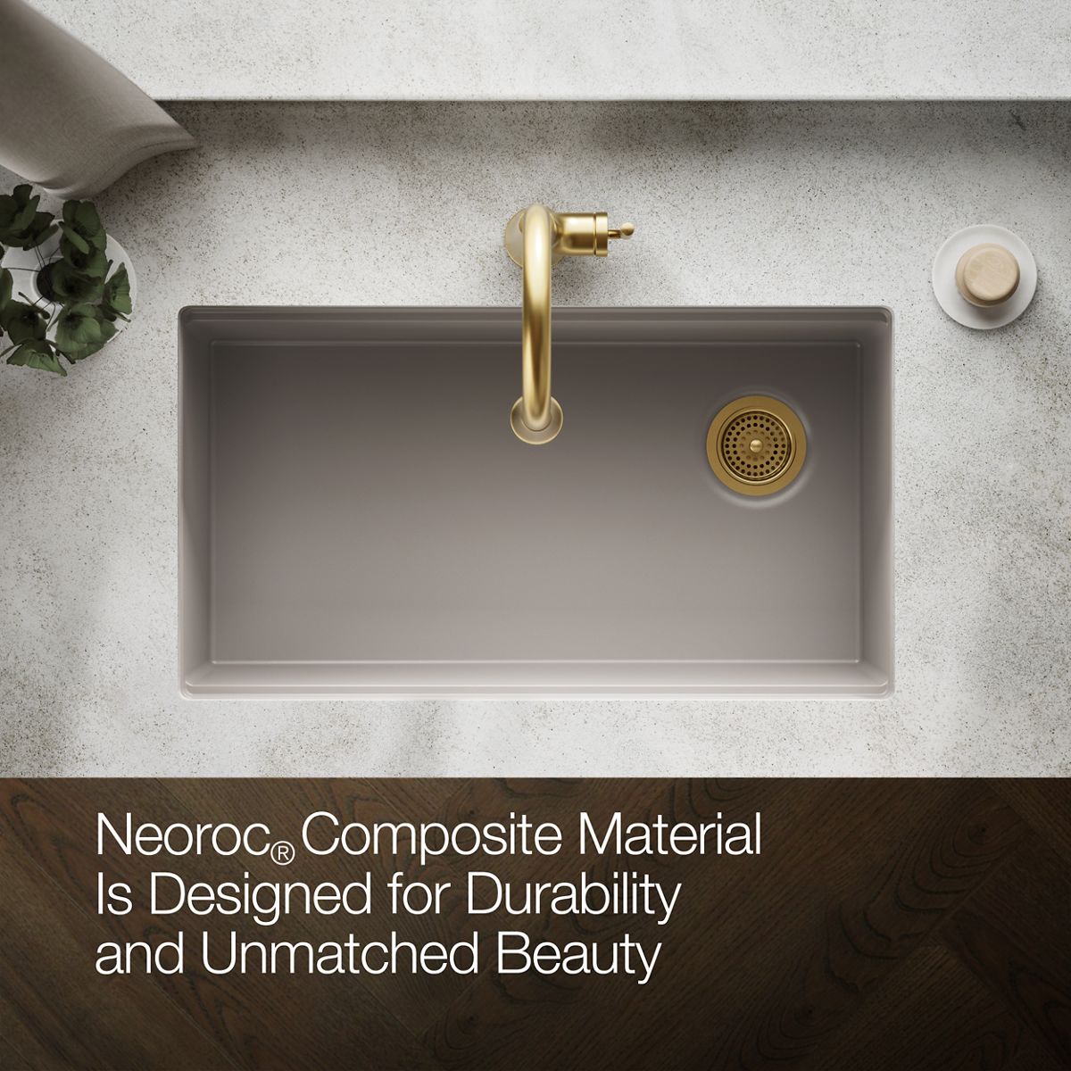KOHLER Billings™ 32-1/2" undermount single-bowl kitchen sink