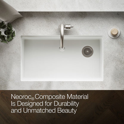 KOHLER Billings™ 32-1/2" undermount single-bowl kitchen sink