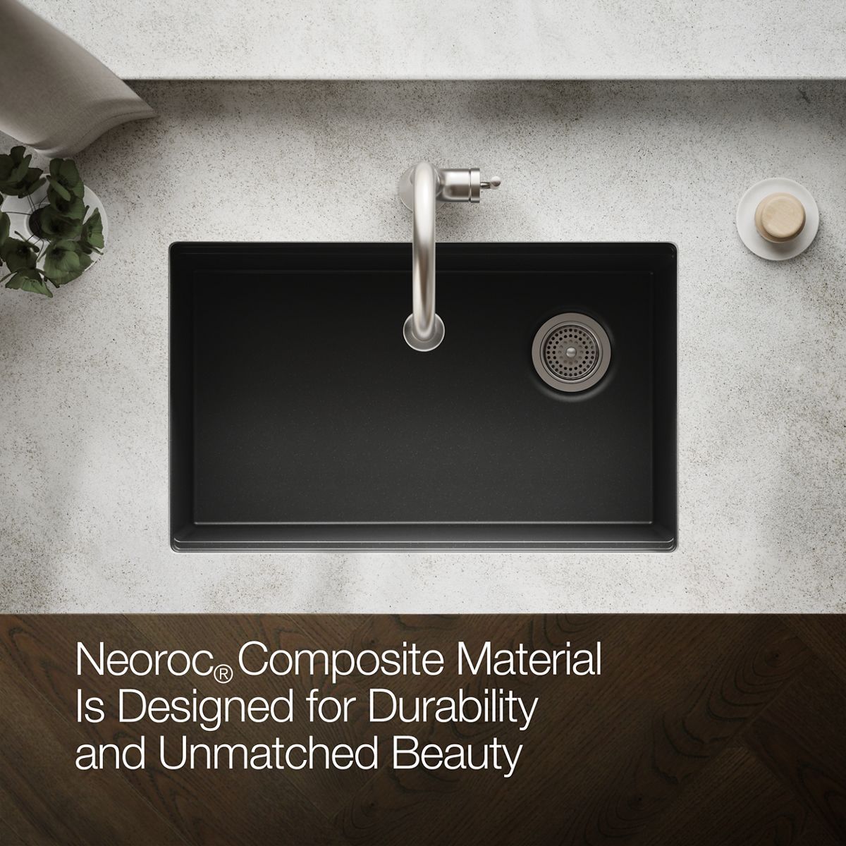 KOHLER Billings™ 29" undermount single-bowl kitchen sink
