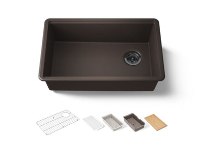KOHLER Billings™ 29" undermount single-bowl workstation kitchen sink