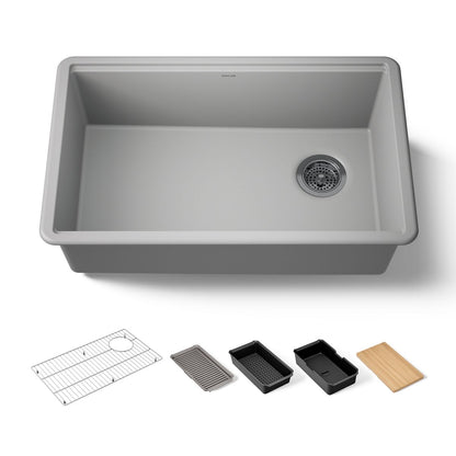 KOHLER Billings™ 29" undermount single-bowl workstation kitchen sink