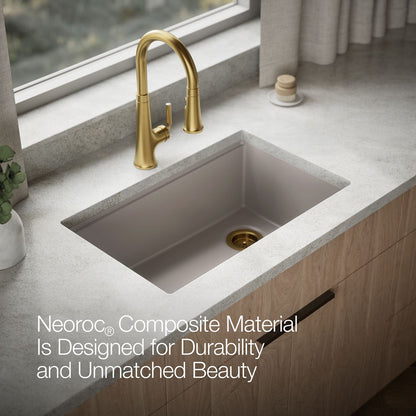 KOHLER Billings™ 29" undermount single-bowl workstation kitchen sink