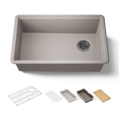 KOHLER Billings™ 29" undermount single-bowl workstation kitchen sink