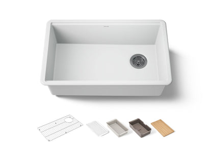 KOHLER Billings™ 29" undermount single-bowl workstation kitchen sink
