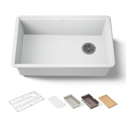 KOHLER Billings™ 29" undermount single-bowl workstation kitchen sink