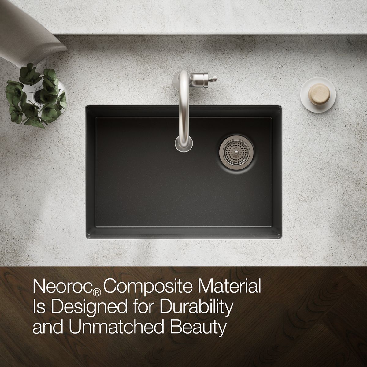 KOHLER Billings™ 27" undermount single-bowl kitchen sink