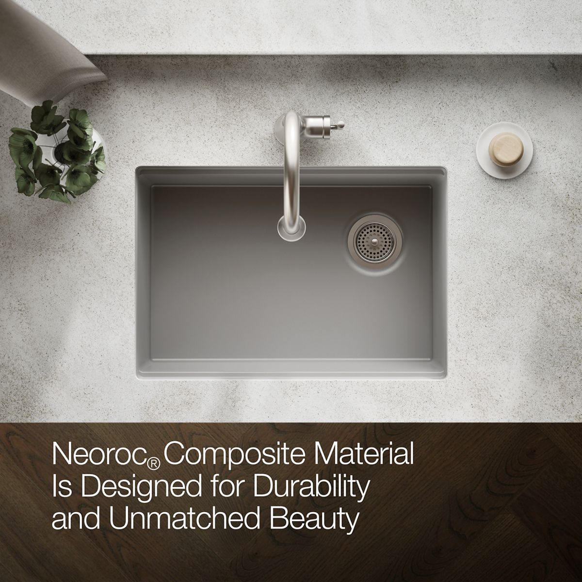 KOHLER Billings™ 27" undermount single-bowl kitchen sink