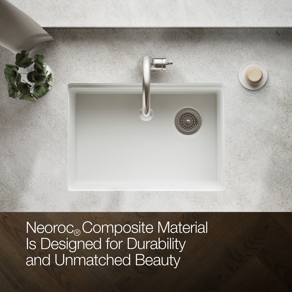 KOHLER Billings™ 27" undermount single-bowl kitchen sink