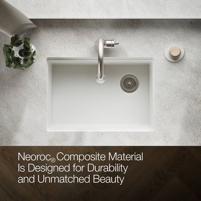 KOHLER Billings™ 27" undermount single-bowl kitchen sink