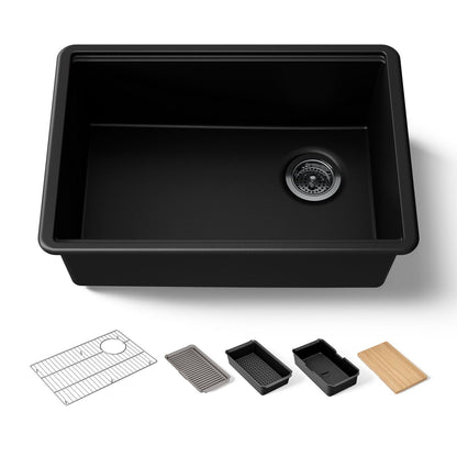 KOHLER Billings™ 27" undermount single-bowl workstation kitchen sink