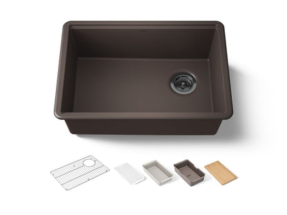 KOHLER Billings™ 27" undermount single-bowl workstation kitchen sink