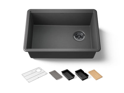KOHLER Billings™ 27" undermount single-bowl workstation kitchen sink