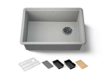 KOHLER Billings™ 27" undermount single-bowl workstation kitchen sink