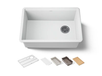 KOHLER Billings™ 27" undermount single-bowl workstation kitchen sink
