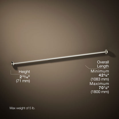 KOHLER Elate Shower rod