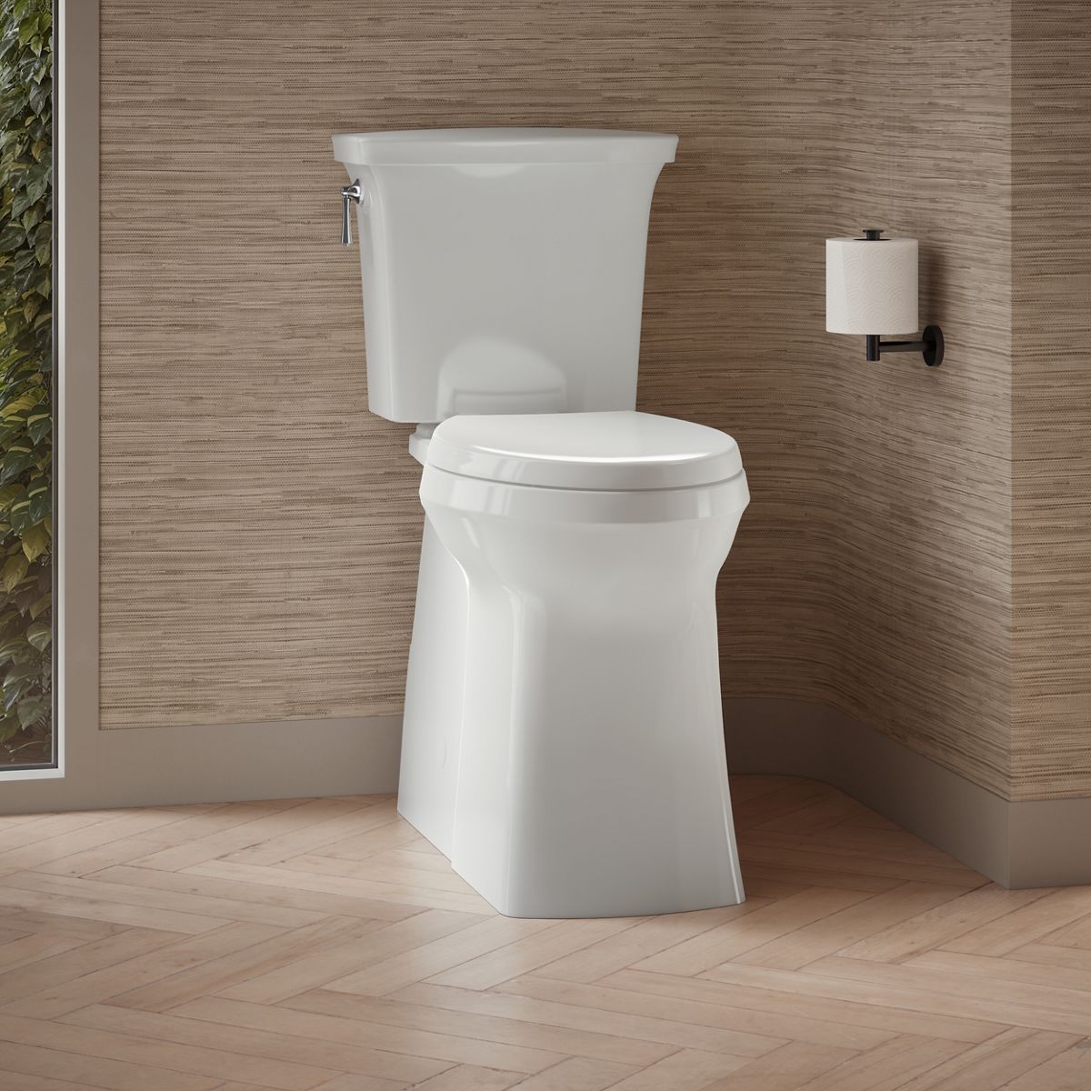 KOHLER K-33812 Corbelle Tall elongated toilet bowl with skirted trapway