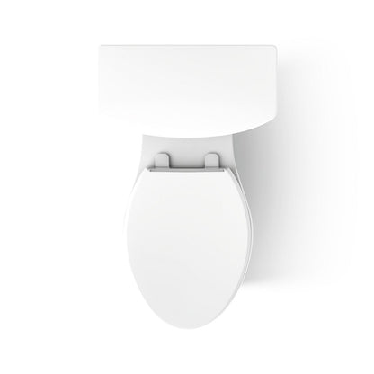 KOHLER K-33813-RA Corbelle Tall two-piece elongated toilet with skirted trapway, 1.28 gpf