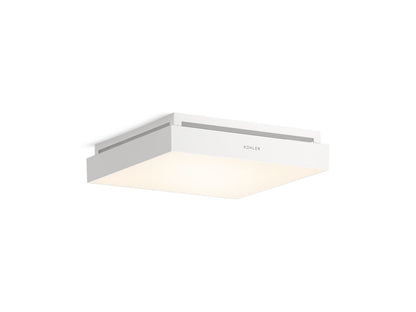 KOHLER K-34457 Atmo 13-7/8" x 13-7/8" smart bathroom exhaust fan with light