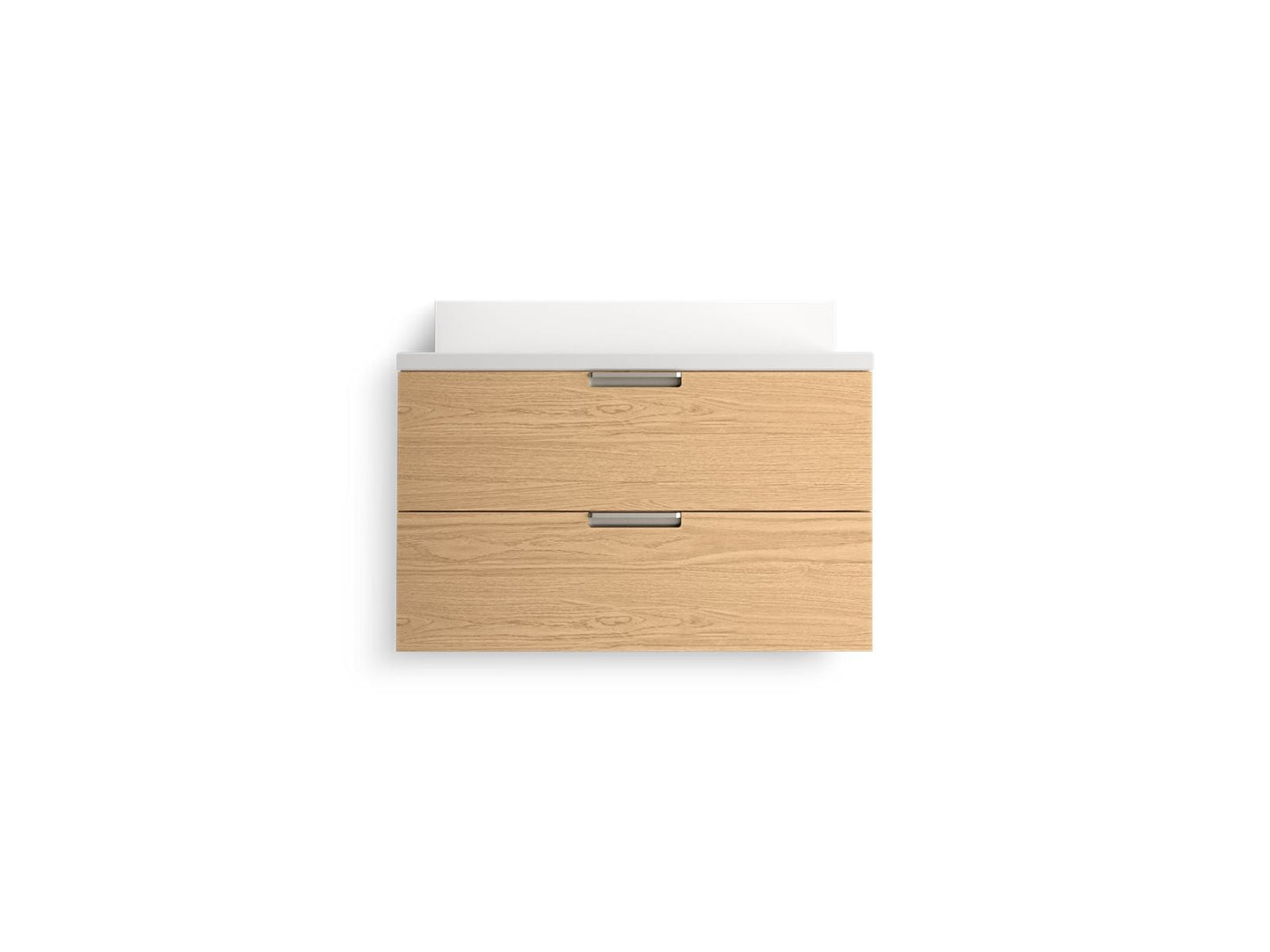 KOHLER Maxstow™ 30" wall-hung bathroom vanity cabinet with sink and quartz top