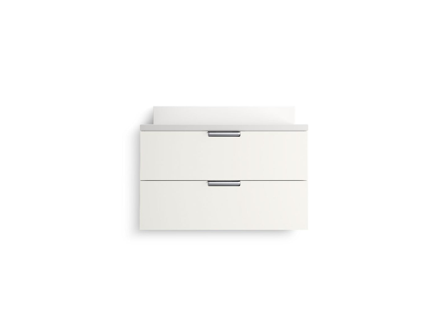 KOHLER Maxstow™ 30" wall-hung bathroom vanity cabinet with sink and quartz top