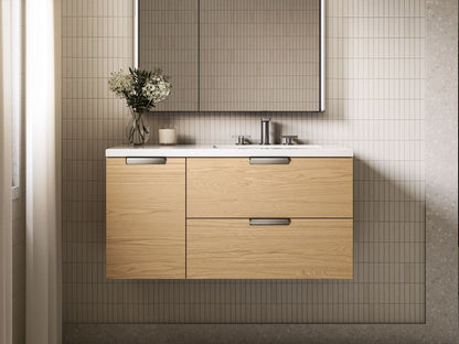 KOHLER Maxstow™ 36" wall-hung bathroom vanity cabinet with sink and quartz top