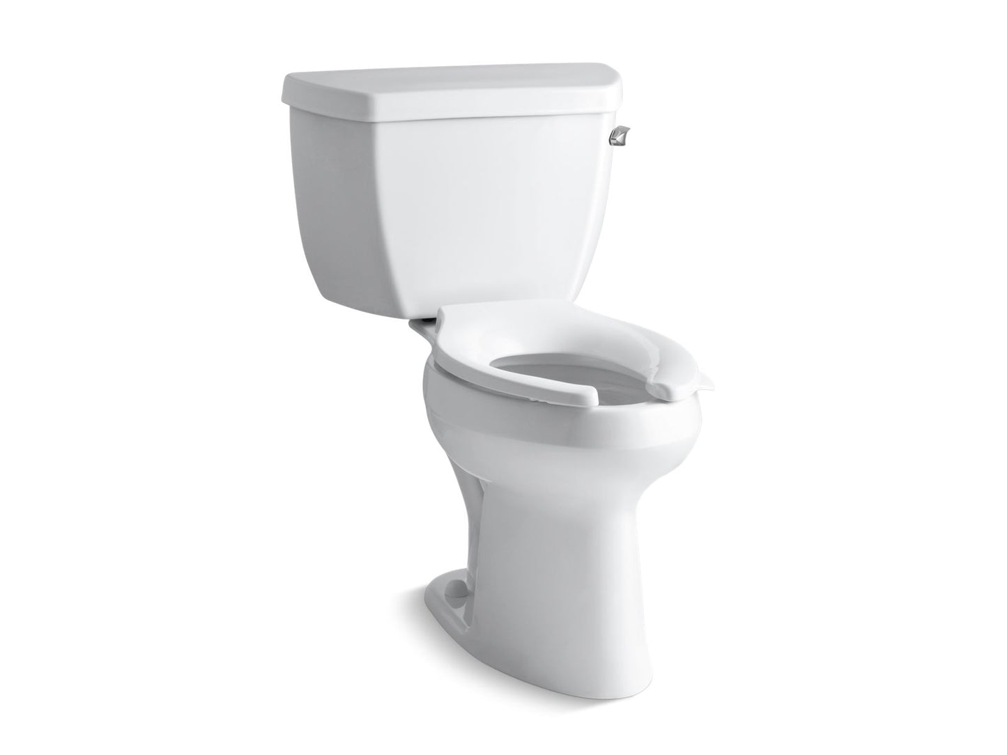 KOHLER K-3493-RA Highline Classic Two-piece elongated toilet, 1.6 gpf - White