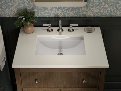 KOHLER K-35019 Malin by Studio McGee 30" bathroom vanity cabinet with sink and quartz top