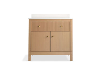 KOHLER K-35020 Malin by Studio McGee 36" bathroom vanity cabinet with sink and quartz top