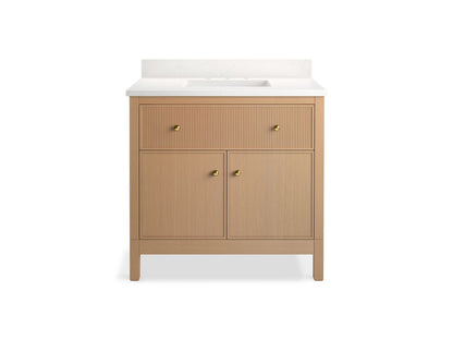KOHLER K-35020 Malin by Studio McGee 36" bathroom vanity cabinet with sink and quartz top